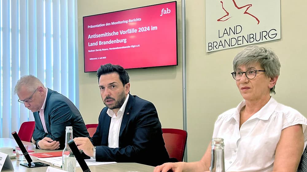 In Brandenburg gab es 2024 fast 30 Prozent mehr antisemitische Vorfälle als im Vorjahr.  / Foto: Alina Grünky/dpa