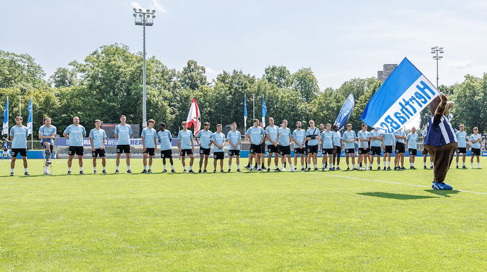 Hertha BSC hat den Aufstieg als Ziel. / Foto: Andreas Gora/dpa