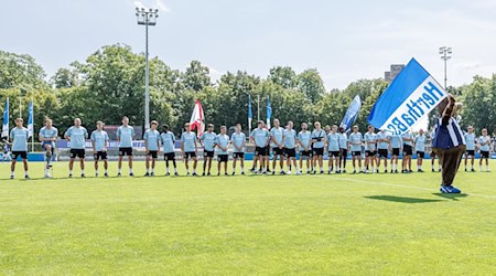 Hertha BSC hat den Aufstieg als Ziel. / Foto: Andreas Gora/dpa