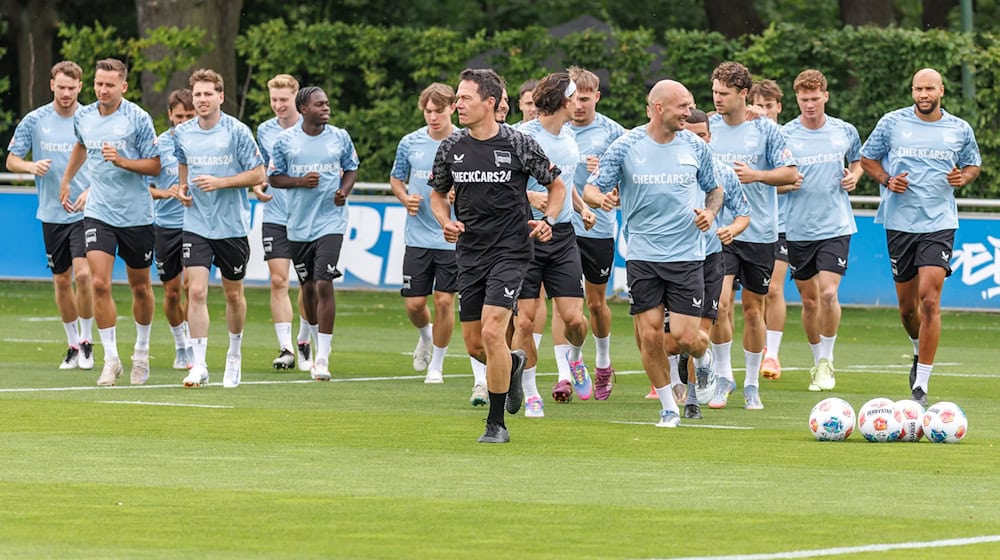 Die Hertha muss in Österreich auf Brooks verzichten. / Foto: Andreas Gora/dpa
