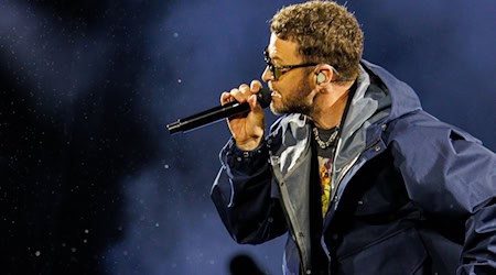 Justin Timberlake performt seine Hits auf dem Lollapalooza in Berlin. / Foto: Carsten Koall/dpa