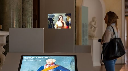 Die Räume im Südflügel wurden multimedial ausgestattet. / Foto: Soeren Stache/dpa