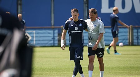 Vor Abschied vom HSV: Torwart Matheo Raab will zu Union Berlin wechseln. / Foto: Christian Charisius/dpa