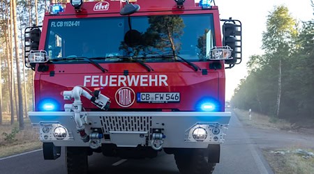 Ein Ortsteil wurde wegen eines Waldbrandes evakuiert.  / Foto: Frank Hammerschmidt/dpa