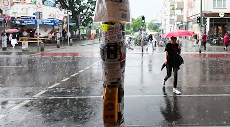 Der Deutsche Wetterdienst hatte vor Unwetter gewarnt. / Foto: Carsten Koall/dpa