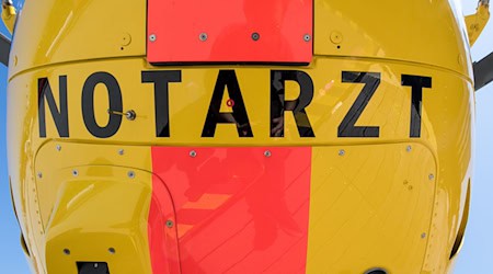 Ein Notarzt wurde eingeflogen. (Symbolbild) / Foto: Fabian Sommer/dpa