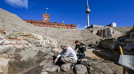 Eine der großen Baustellen Berlins: der Molkenmarkt. / Foto: Jens Kalaene/dpa