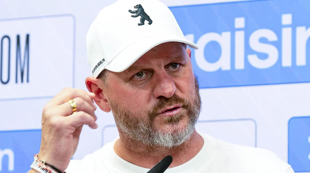 Union-Trainer Steffen Baumgart fordert einen Sieg in Gütersloh. / Foto: Matthias Koch/dpa