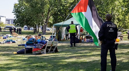 Das Protestcamp nah dem Kanzleramt gab es schon längere Zeit.  / Foto: --/dpa