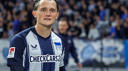 Bislang noch kein Faktor für Hertha: Kapitän Fabian Reese.  / Foto: Andreas Gora/dpa