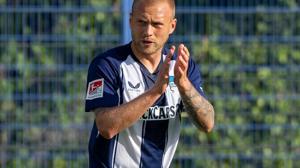 Bislang kein Faktor bei Hertha: Jón Dagur Thorsteinsson. / Foto: Soeren Stache/dpa