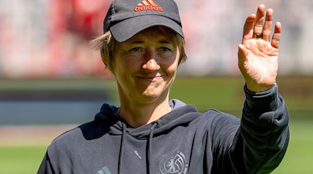 Mit Union erstmals in der Bundesliga: Trainerin Ailien Poese.  / Foto: Soeren Stache/dpa