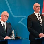 Der neue polnische Botschafter Tombinski kam zum Antrittsbesuch in die Potsdamer Staatskanzlei. / Foto: Shireen Broszies/dpa