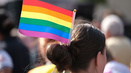Am Wochenende finden in Frankfurt (Oder) und Eisenhüttenstadt CSD-Züge statt. (Symbolbild) / Foto: Sebastian Willnow/dpa