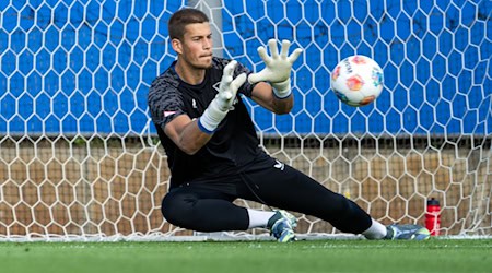 Keeper Dennis Smarsch verlässt Hertha BSC. (Archivbild) / Foto: Soeren Stache/dpa