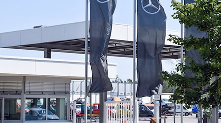 Die IG Metall setzt sich mit einer Aktion für den Erhalt des Werks von Mercedes-Benz in Ludwigsfelde ein, in dem derzeit Sprinter hergestellt werden (Archivbild). / Foto: Patrick Pleul/dpa-Zentralbild/ZB