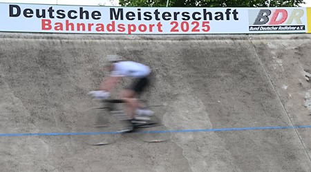 Der letzte Meistertitel im Bahnradsport ist mit Verspätung vergeben worden.  / Foto: Bernd Weißbrod/dpa