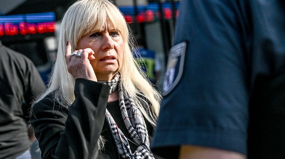Innensenatorin Spranger hat eine klare Botschaft an die Täter: «Wir kriegen euch!» / Foto: Britta Pedersen/dpa