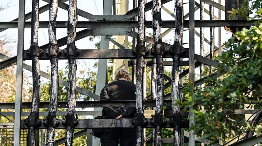 Die Polizei ermittelt zu einem Brandanschlag auf Strommasten in Berlin. / Foto: Jens Kalaene/dpa