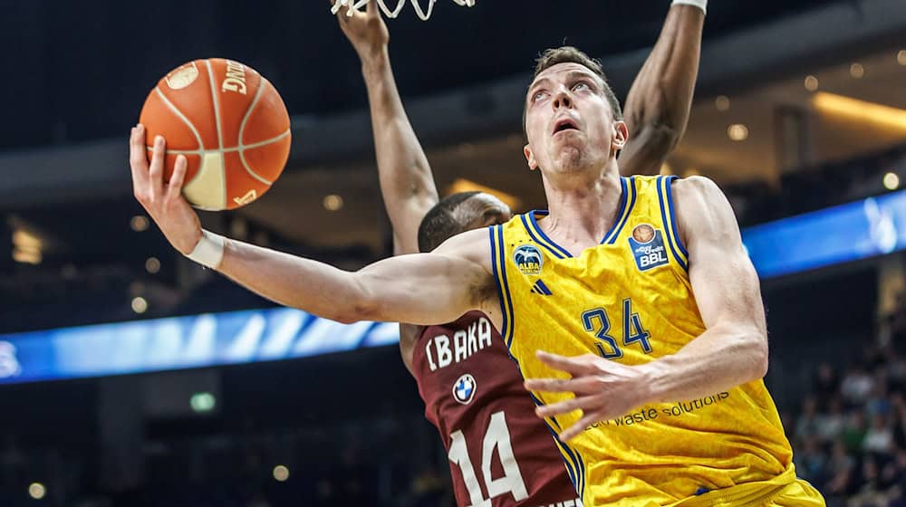 Alba-Forward Justin Bean glaubt an das Potenzial im Team / Foto: Andreas Gora/dpa