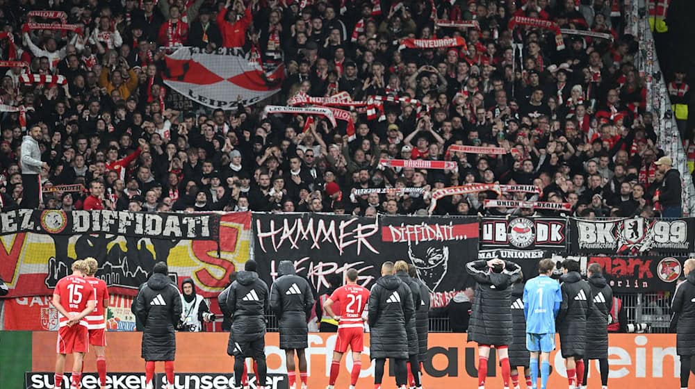 Die Mannschaft des 1. FC Union verlor am Freitagabend 0:1 bei Werder Bremen. / Foto: Carmen Jaspersen/dpa Die Mannschaft des 1. FC Union verlor am Freitagabend 0:1 bei Werder Bremen. / Foto: Carmen Jaspersen/dpa