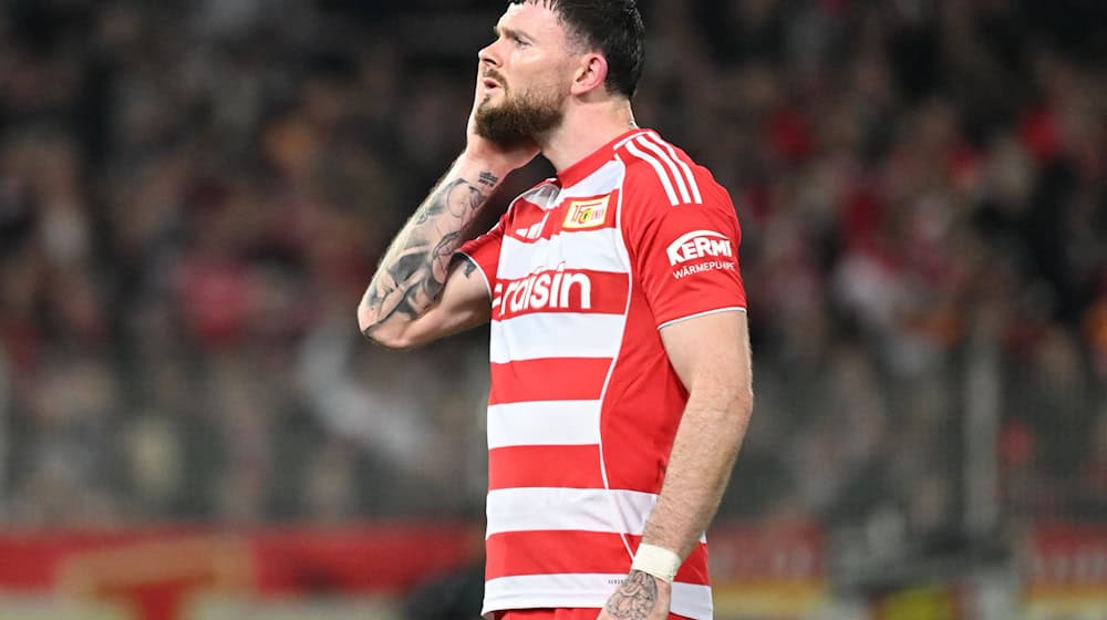 Auch Oliver Burke hat seit fast sechs Wochen kein Tor für Union erzielt.  / Foto: Soeren Stache/dpa Auch Oliver Burke hat seit fast sechs Wochen kein Tor für Union erzielt.  / Foto: Soeren Stache/dpa