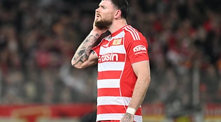 Auch Oliver Burke hat seit fast sechs Wochen kein Tor für Union erzielt.  / Foto: Soeren Stache/dpa Auch Oliver Burke hat seit fast sechs Wochen kein Tor für Union erzielt.  / Foto: Soeren Stache/dpa