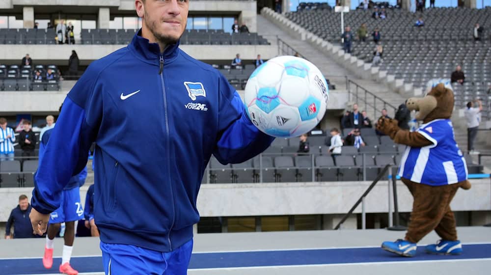Diego Demme ist nach langer Verletzungspause zurück bei Hertha. (Archivbild) / Foto: Soeren Stache/dpa