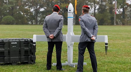 Loitering Munition Virtus von Stark Defence / Foto: Friso Gentsch/dpa