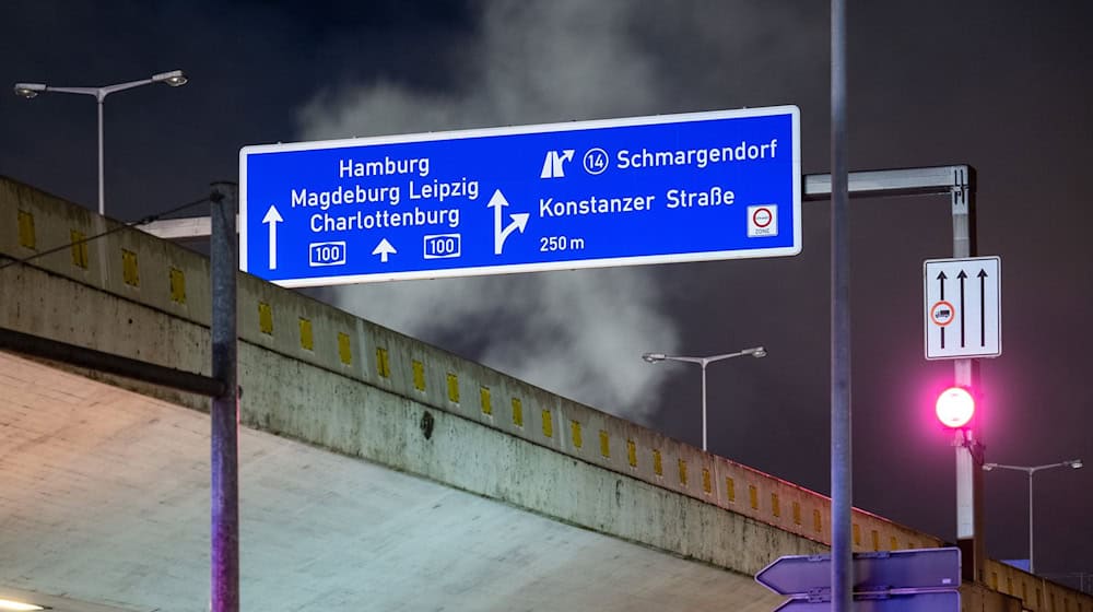 Erneut bereitet eine A100-Brücke in Berlin Probleme.  / Foto: Soeren Stache/dpa
