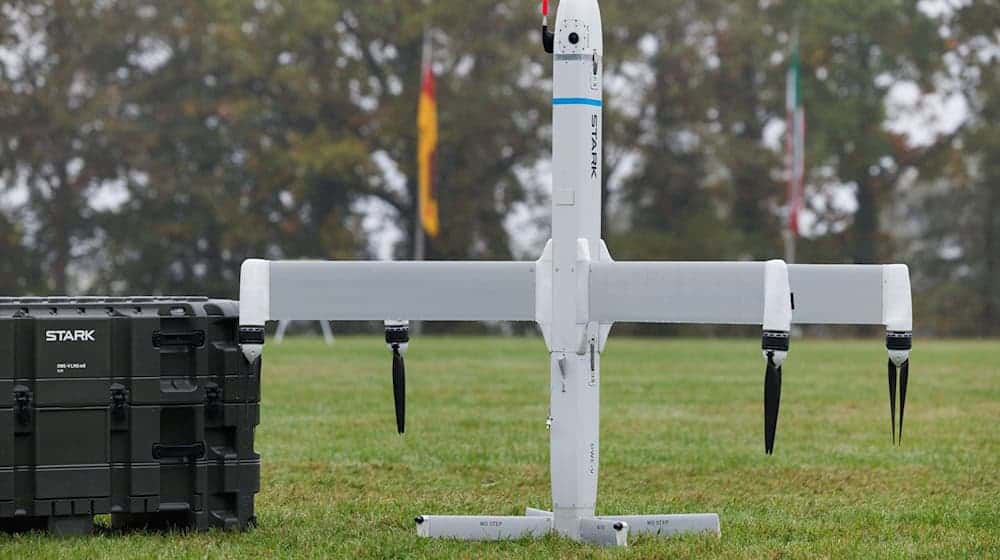 Loitering Munition Virtus von Stark Defence / Foto: Friso Gentsch/dpa