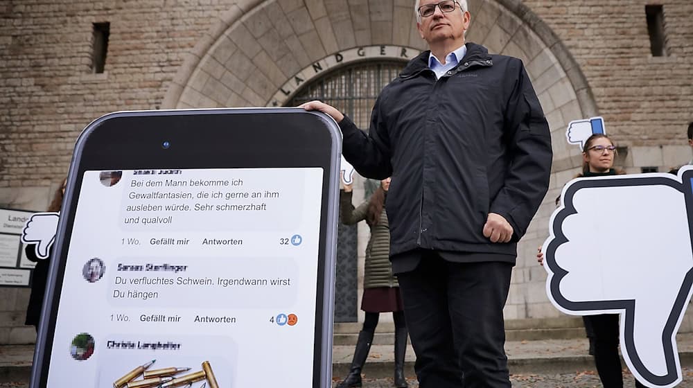 Jürgen Resch, Geschäftsführer der Deutschen Umwelthilfe (DUH) klagt gegen den US-Internetriesen Meta. (Archivbild)  / Foto: Carsten Koall/dpa
