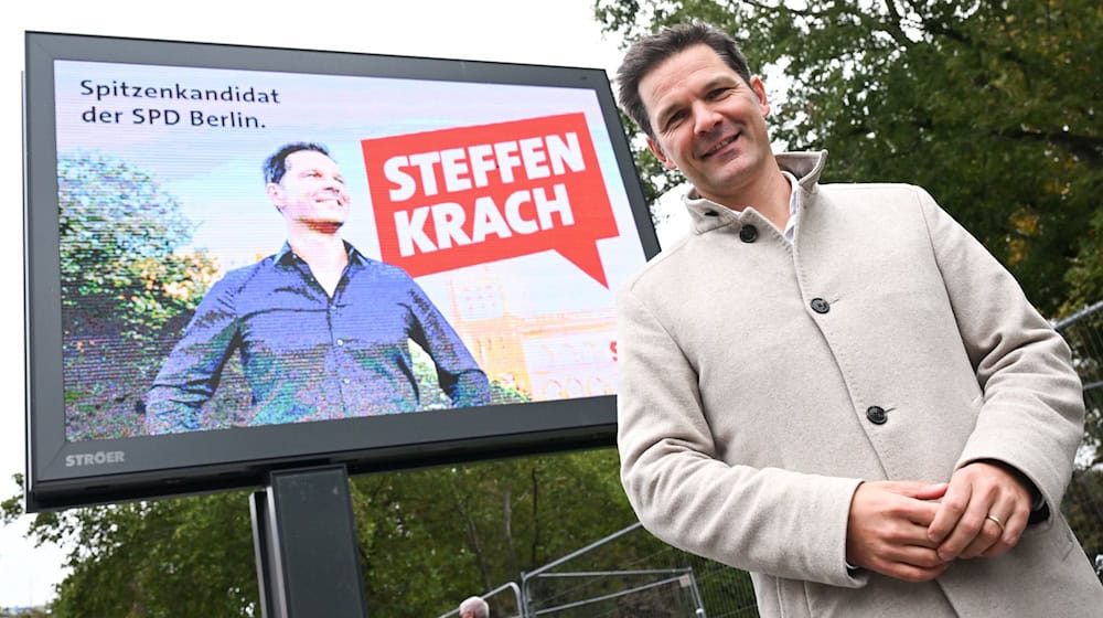 Steffen Krach soll die Berliner SPD bei der Wahl 2026 nach vorne bringen. (Archivbild) / Foto: Britta Pedersen/dpa post-slider
