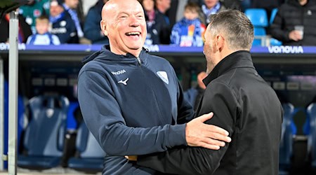 Uwe Rösler hatte bei seiner Rückkehr als Trainer nach Deutschland Grund zur Freude / Foto: Ulrich Hufnagel/dpa