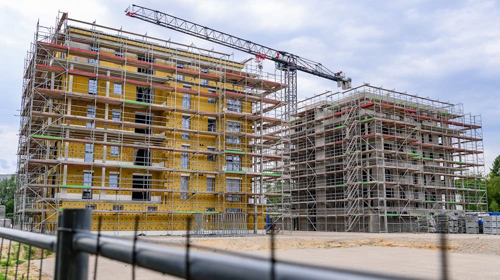 Der Wohnungsneubau gerät nach Angaben des Verbands Berlin-Brandenburgischer Wohnungsunternehmen (BBU) ins Stocken. (Archivbild) / Foto: Patrick Pleul/dpa