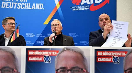 Die AfD Brandenburg wirft der Wahlleitung in Bad Freienwalde Unregelmäßigkeiten bei der Briefwahl zur Bürgermeister-Stichwahl vor.   / Foto: Lilli Förter/dpa Die AfD Brandenburg wirft der Wahlleitung in Bad Freienwalde Unregelmäßigkeiten bei der Briefwahl zur Bürgermeister-Stichwahl vor.   / Foto: Lilli Förter/dpa