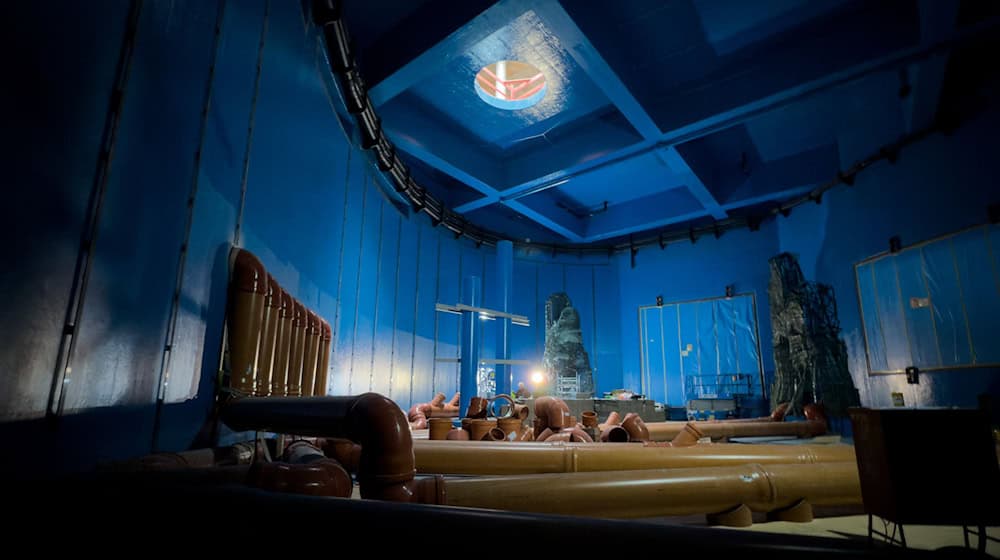 Das ist das größte Becken im «Ocean Berlin» / Foto: Sebastian Christoph Gollnow/dpa