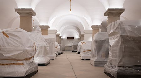 91 Sarkophage sind in die Hohenzollerngruft im Berliner Dom zurückgekehrt. / Foto: Markus Lenhardt/dpa