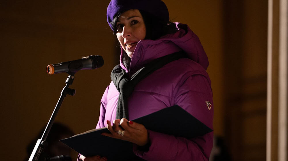 Noosha Aubel (parteilos) fordert einen stärkeren Einsatz gegen Rechtsextremismus. / Foto: Markus Lenhardt/dpa