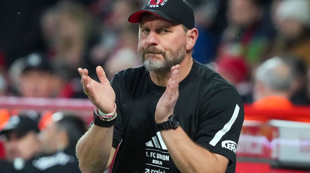 Union-Trainer Baumgart will das Positive sehen.  / Foto: Soeren Stache/dpa