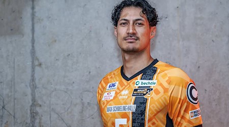 Nehemiah Mote zog sich die Verletzung im Training zu. (Archivfoto) / Foto: Andreas Gora/dpa