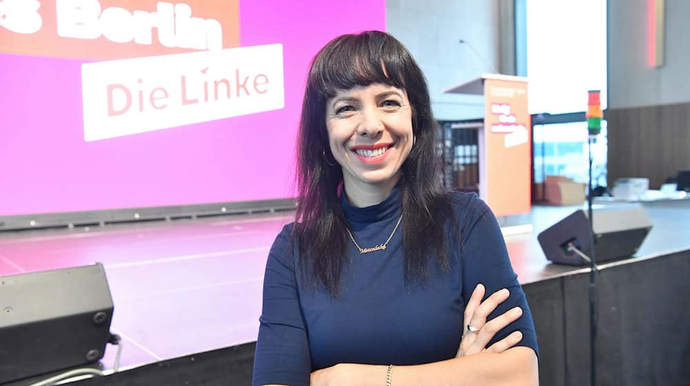 Beim Parteitag wurde Spitzenkandidatin Elif Eralp per Akklamation gekürt. / Foto: Paul Zinken/dpa