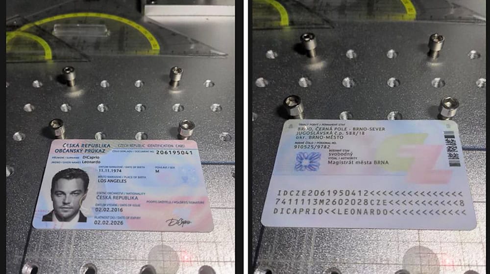 Dieses von der Generalstaatsanwaltschaft Frankfurt am Main zur Verfügung gestellte Foto zeigt einen gefälschten Ausweis, der im Darknet angeboten wurde.  / Foto: Benjamin Krause/Generalstaatsanwaltschaft Frankfurt am Main/dpa