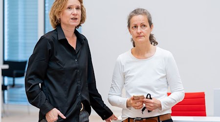 Die Brandenburger Landtagsabgeordnete Melanie Matzies will trotz ihres Parteiaustritts in der BSW-Fraktion bleiben (Archivbild).  / Foto: Soeren Stache/dpa