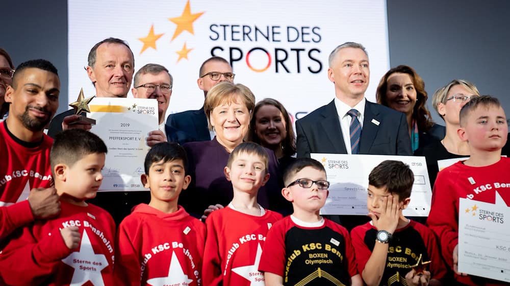 Bereits 2019 hatte Pfeffersport den «Großen Stern des Sports» in Gold gewonnen. / Foto: Kay Nietfeld/dpa