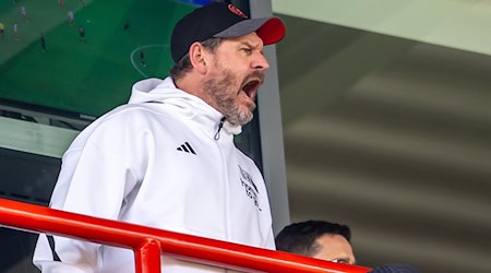 Beim bislang letzten Spiel der Bayern bei Union saß Heimtrainer Steffen Baumgart auf der Tribüne. (Archivbild) / Foto: Andreas Gora/dpa