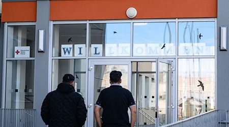 Asylbewerber bekommen in den Übergangseinrichtungen unter anderem Sprachkurse. / Foto: Patrick Pleul/dpa