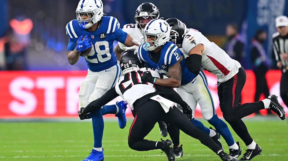 Dank Running Back Jonathan Taylor liegen die Colts auf Playoff-Kurs.  / Foto: Sebastian Christoph Gollnow/dpa