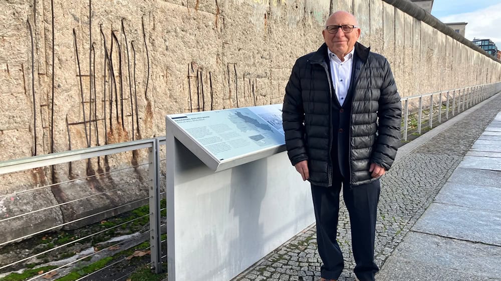 Berlins ältester Abgeordneter kannte die Berliner Mauer schon als Teenager.  / Foto: Andreas Heimann/dpa