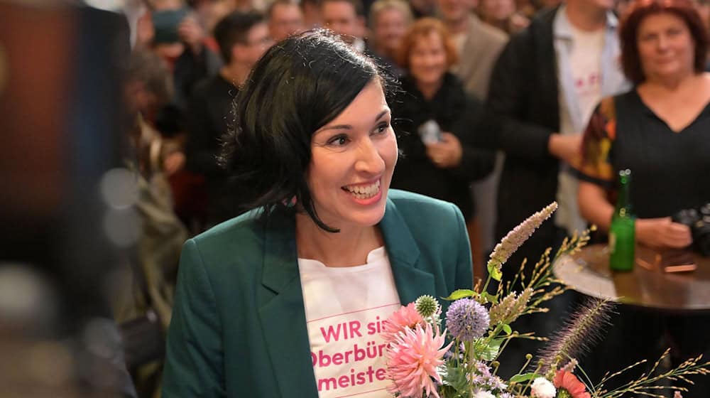 Die parteilose Kommunalpolitikerin Noosha Aubel hat die OB-Wahl in Potsdam mit großem Vorsprung gewonnen. (Archivbild) / Foto: Michael Bahlo/dpa